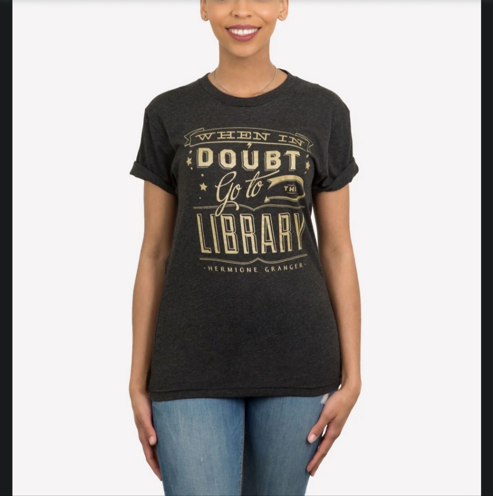 Out of Print XXL When in Doubt Unisex T-Shirt Harry Potter Tee